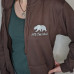 Into the Wild Zip through Hoodie - Brown